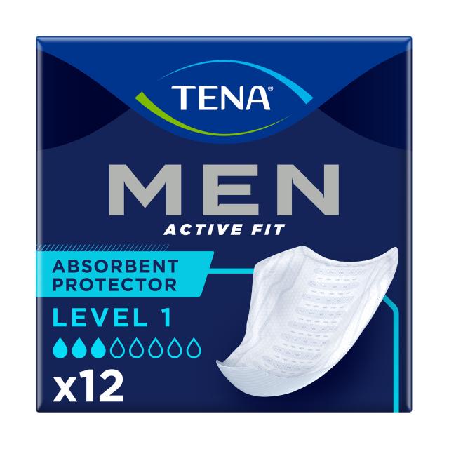 foto урологічні прокладки чоловічі tena men level 1, 12 шт
