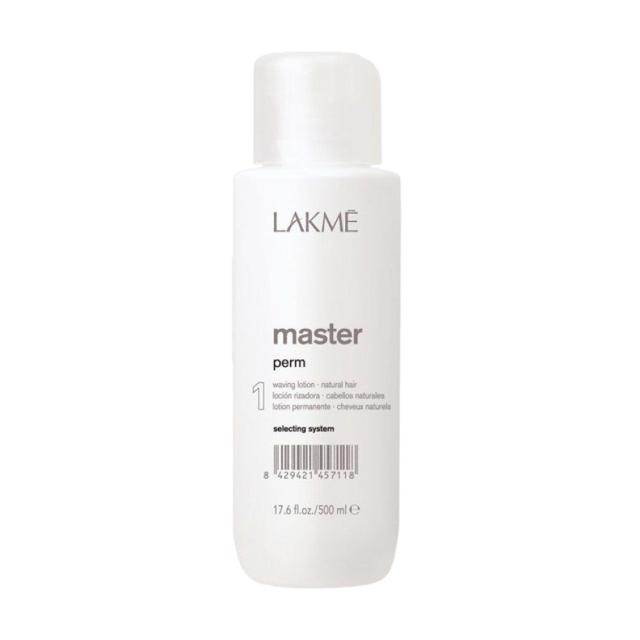 foto лосьйон для завивання натурального волосся lakme master perm 1 waving lotion, 500 мл