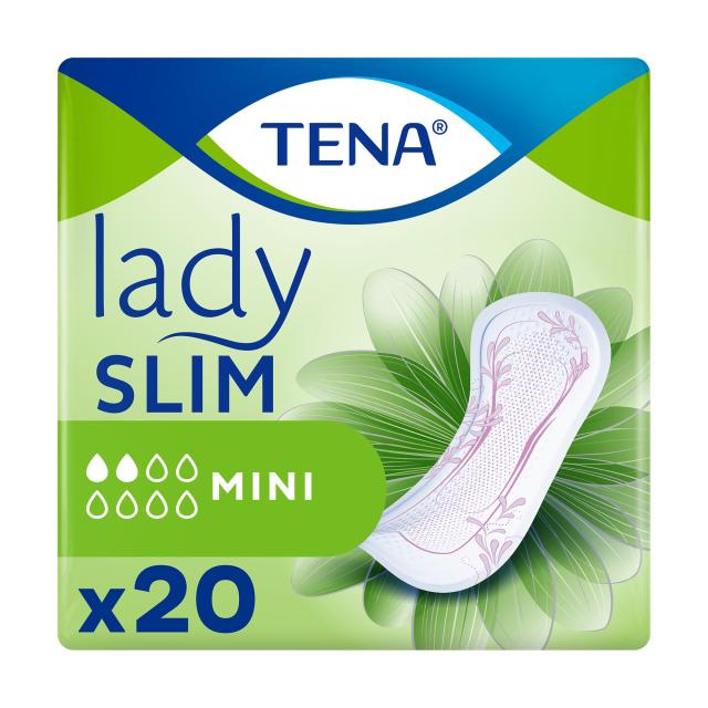 foto урологічні прокладки жіночі tena lady slim mini, 20 шт