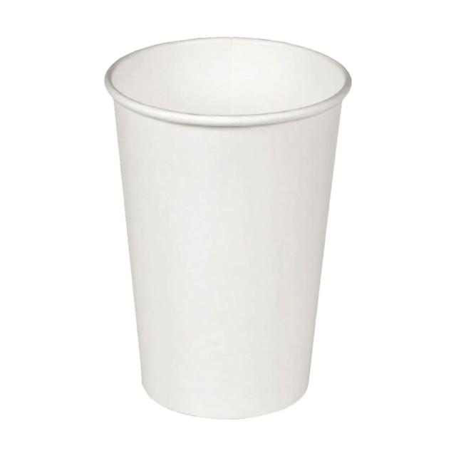 foto одноразові стакани pro service білі, паперові, 50*340 мл