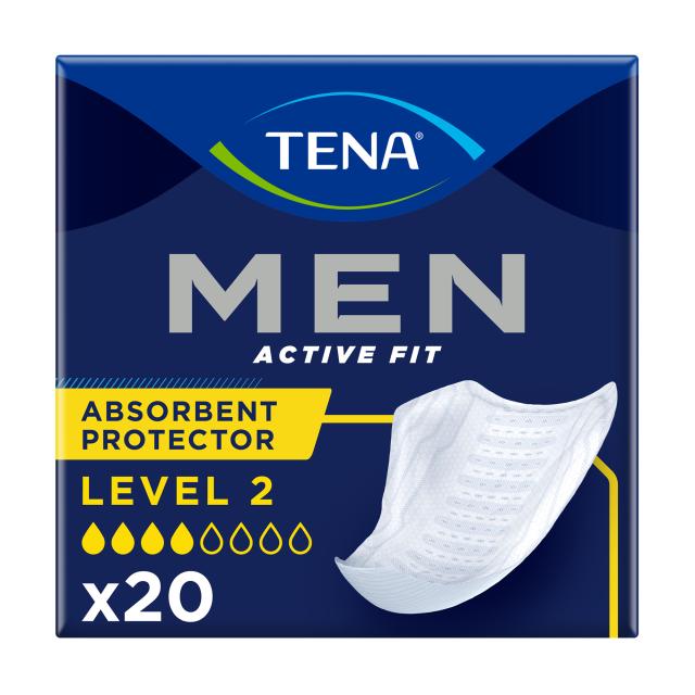 foto урологічні прокладки чоловічі tena men level 2, 20 шт