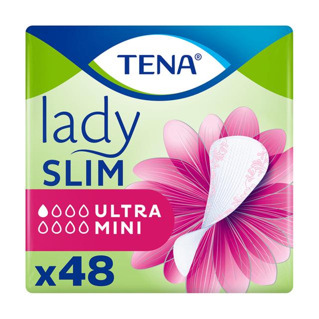 foto урологічні прокладки жіночі tena lady slim ultra mini, 48 шт
