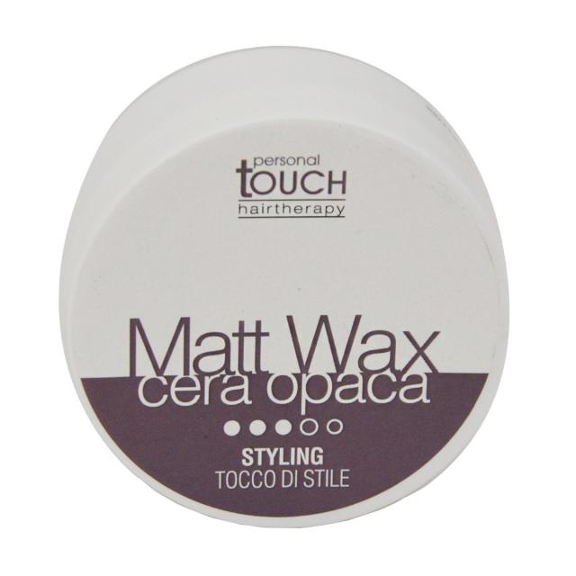 foto віск матовий для укладання волосся punti di vista personal touch matt wax без блиску, сильної фіксації, 100 мл