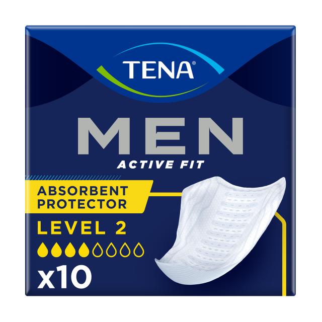 foto урологічні прокладки чоловічі tena men level 2, 10 шт
