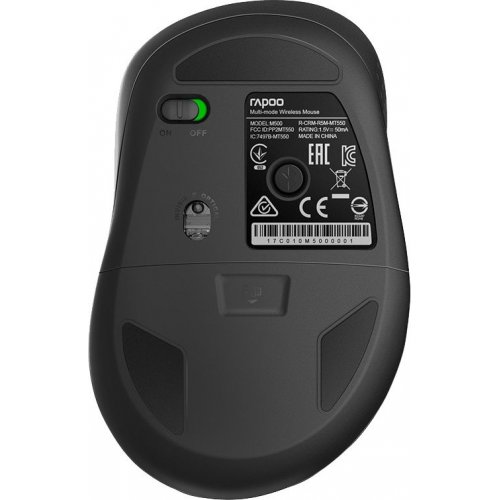foto мишка rapoo m500 multi-mode wireless black