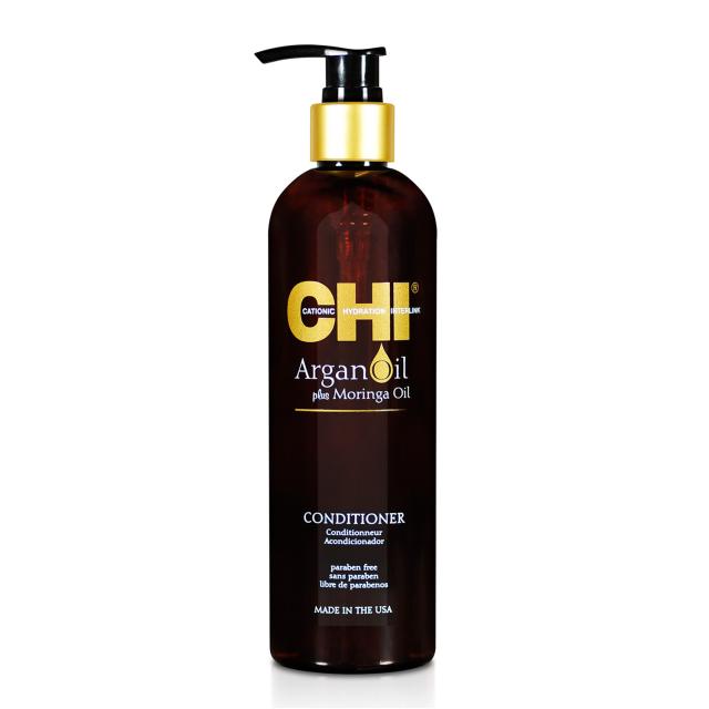 foto відновлювальний кондиціонер для волосся chi argan oil plus moringa oil, 739 мл