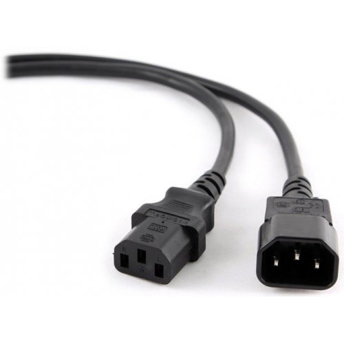 foto кабель живлення cablexpert с13-с14 1.8m vde 0,75mm ups (pc-189-vde)