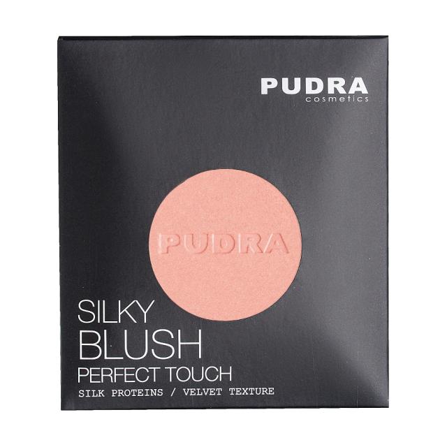foto рум'яна для обличчя pudra cosmetics perfect touch silky blush 04, 5.5 г (змінний блок)