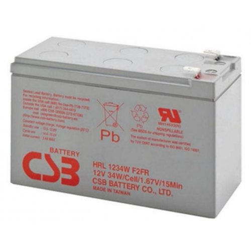 foto акумуляторна батарея csb 12v 9ah (hrl1234wf2fr)