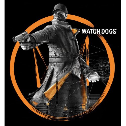 foto футболка abystyle watch dogs l (abytex271l) black