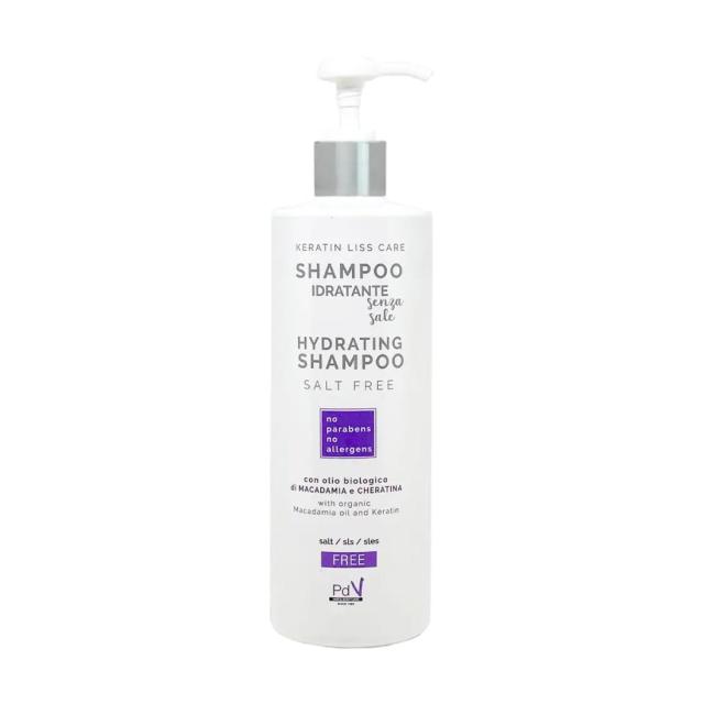 foto безсульфатний шампунь для волосся punti di vista keratin liss care hydrating shampoo рн-6.45, 500 мл