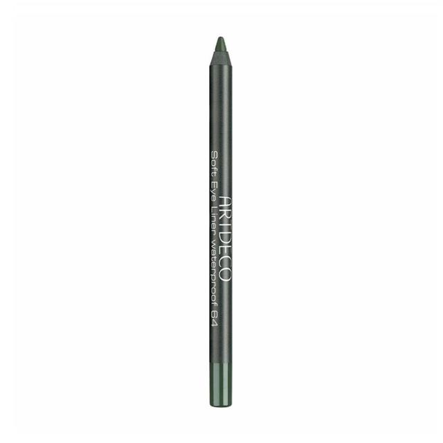 foto водостійкий олівець для очей artdeco soft eye liner waterproof 64 green island, 1.2 г