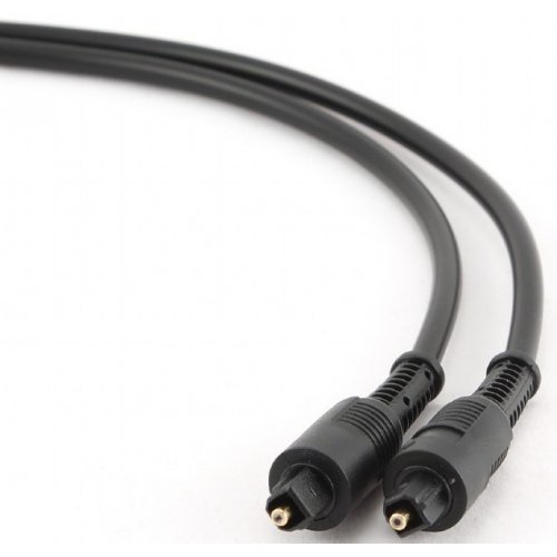 foto кабель cablexpert toslink optical cable m/m 2m (cc-opt-2m) black