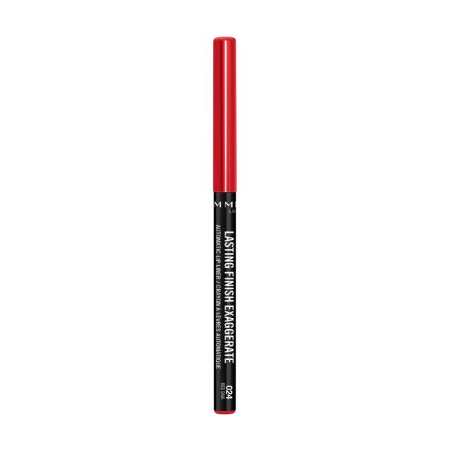 foto автоматичний олівець для губ rimmel lasting finish exaggerate 024 red diva, 0.35 г