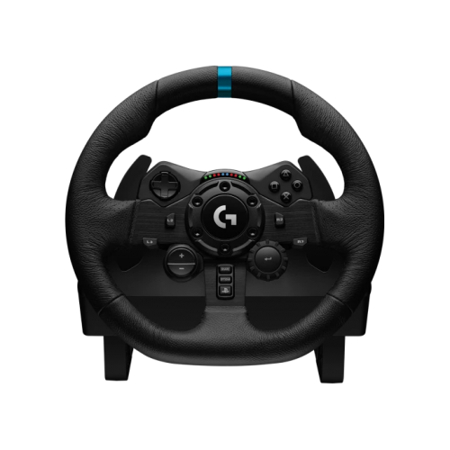 foto кермо logitech g923 trueforce racing wheel and pedals (941-000158) black