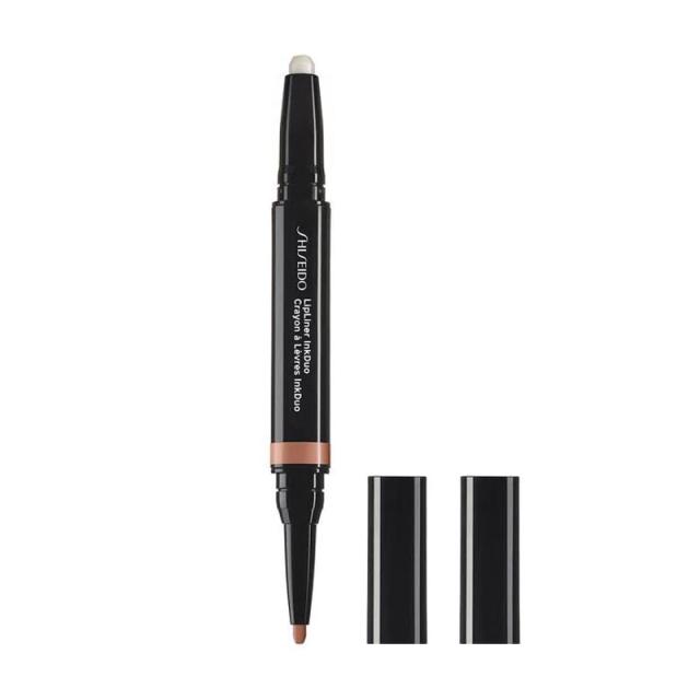 foto автоматичний олівець-праймер для губ shiseido lip liner ink duo 02 beige, 1.1 г