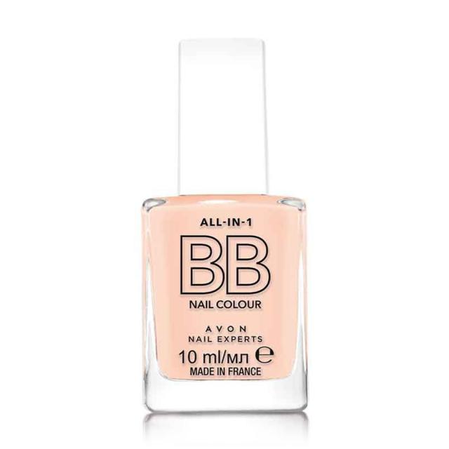 foto комплексний догляд за нігтями все-в-1 avon bb nail colour ідеально-рожевий, 10 мл