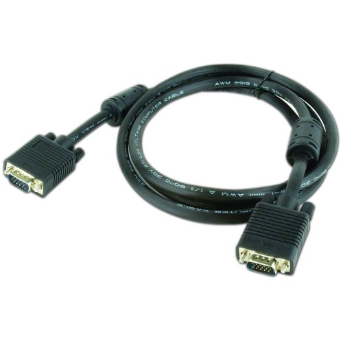 foto кабель cablexpert vga-vga 1.8m premium (cc-ppvga-6b) black