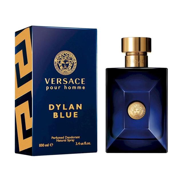 foto парфумований дезодорант-спрей versace dylan blue pour homme чоловічий, 100 мл