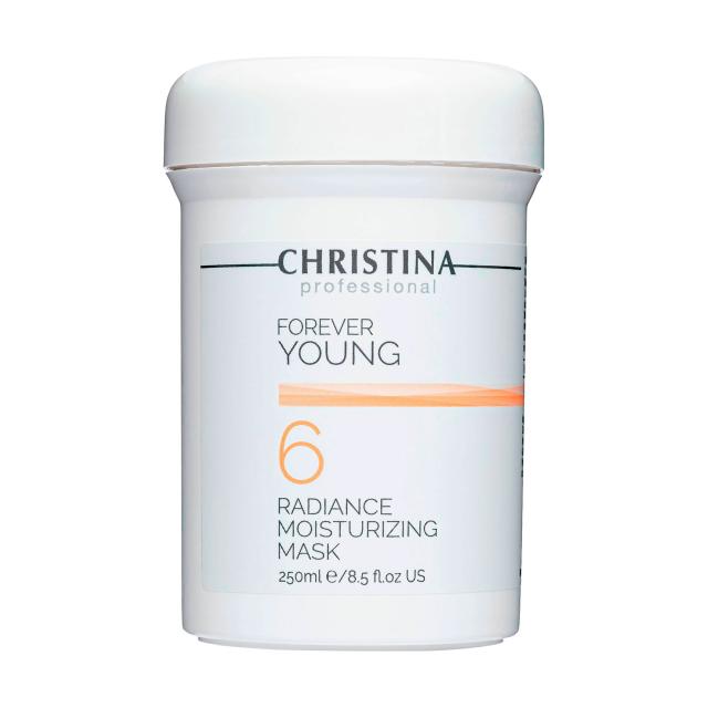 foto зволожувальна маска для обличчя christina forever young radiance moisturizing mask, 250 мл