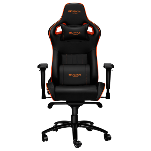 foto ігрове крісло canyon corax gc-5 (cnd-sgch5) black/orange