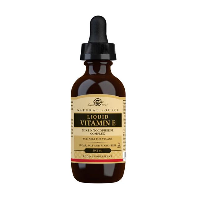 foto харчова добавка вітаміни в краплях solgar liquid vitamin вітамін е, 60 мл