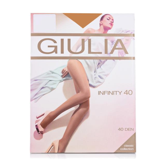 foto колготки жіночі giulia infinity класичні, без шортиків, 20 den, caramel, розмір 4