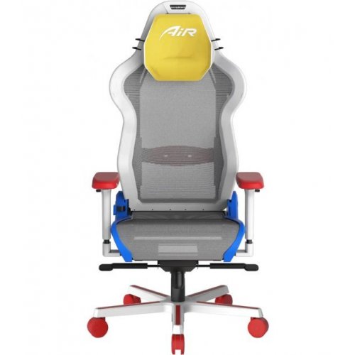 foto ігрове крісло dxracer air pro air-d7200-wrb.g (air-r1s-wrb.g-b3-nvf) white/blue