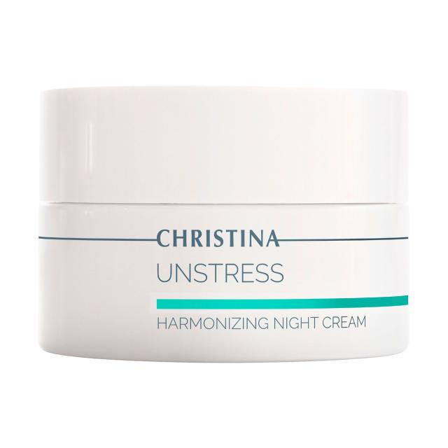 foto гармонізувальний нічний крем для обличчя christina unstress harmonizing night cream, 50 мл