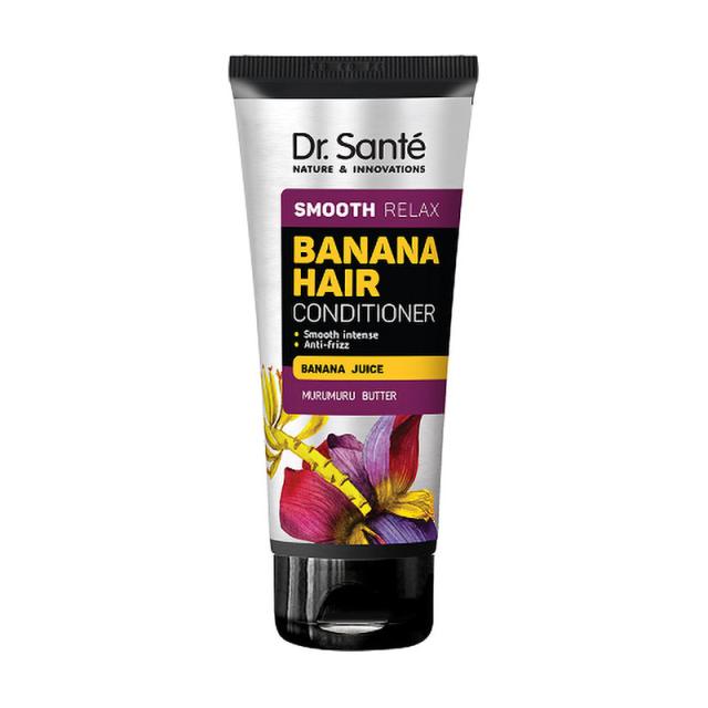 foto бальзам для волосся dr. sante banana hair smooth relax conditioner, 200 мл