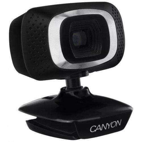 foto веб-камера canyon c3 hd (cne-cwc3n) black