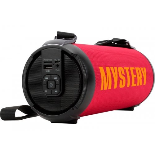 foto портативна акустика mystery mba-739ub red