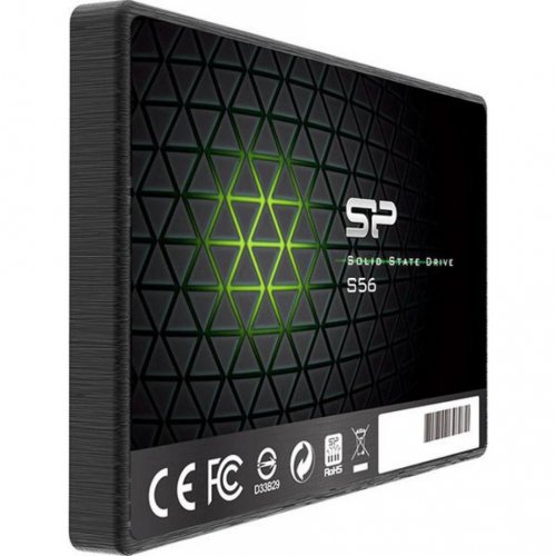 foto "ssd-диск silicon power slim s56 tlc 240gb 2.5"" (sp240gbss3s56b25)"