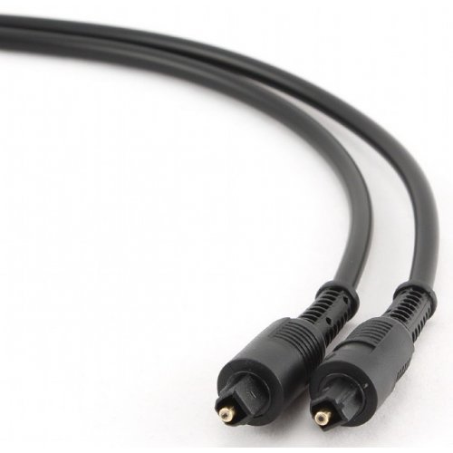 foto кабель cablexpert toslink optical cable m/m 1m (cc-opt-1m) black