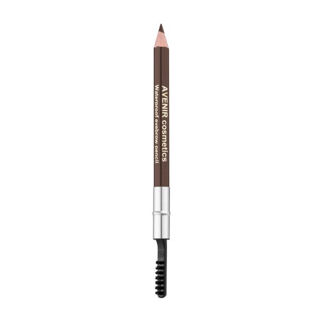 foto водостійкий олівець для брів avenir cosmetics 74 попіл з капучино, 2.2 г