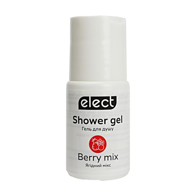 foto гель для душу elect berry mix shower gel ягідний мікс, 30 мл