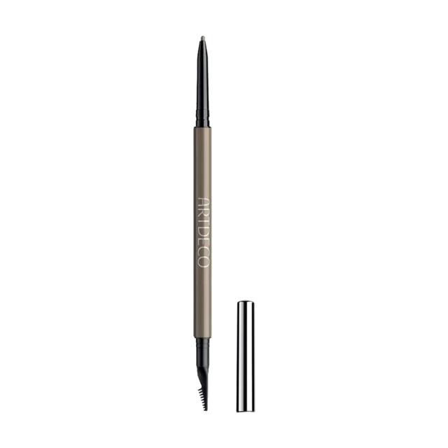 foto водостійкий олівець для брів з щіточкою artdeco ultra fine brow liner 21 ash brown, 0.9 г